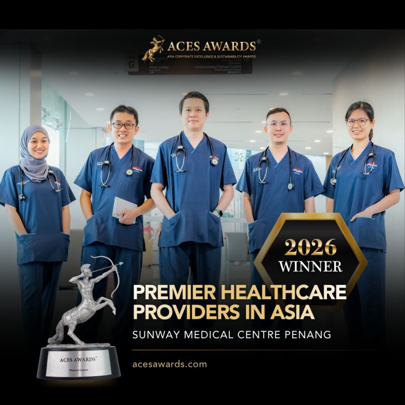 [PLACEHOLDER: e.g. Sunway Medical Centre Penang team receiving Premier Healthcare Providers in Asia award at ACES Awards 2026]