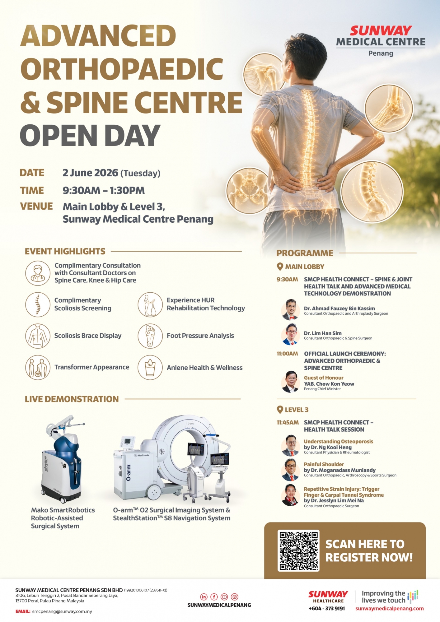 Advanced Orthopaedic & Spine Centre Open Day