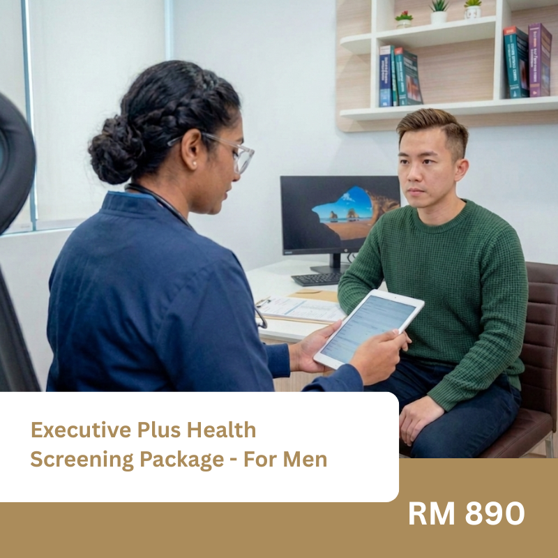 Executive Plus Health Screening Package – For Men