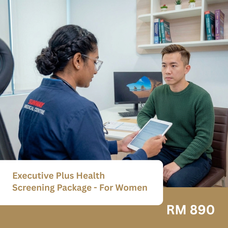 Executive Plus Health Screening Package – For Men