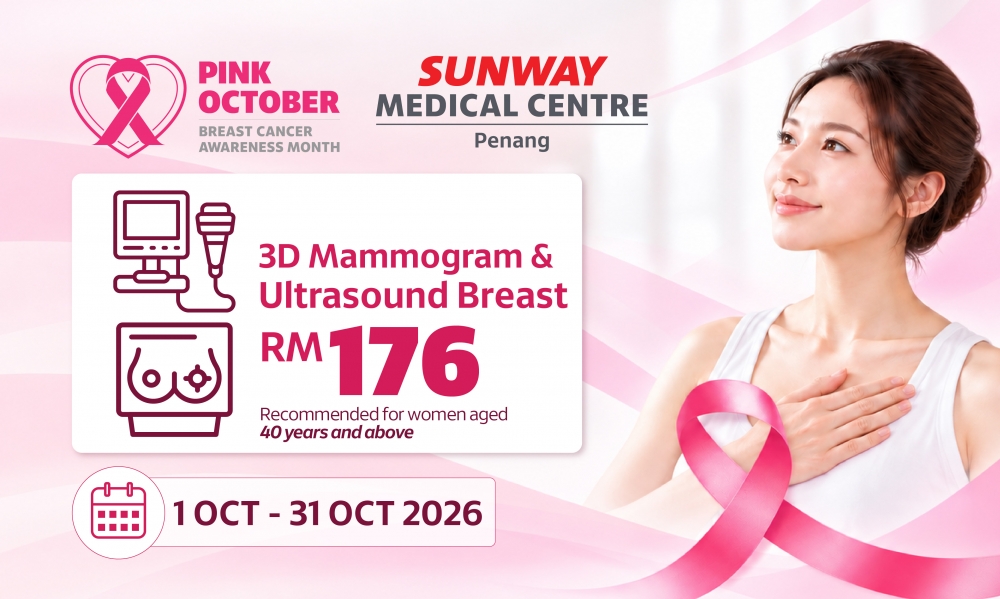 [Pink October] 3D Mammogram + Ultrasound Breast Screening Package
