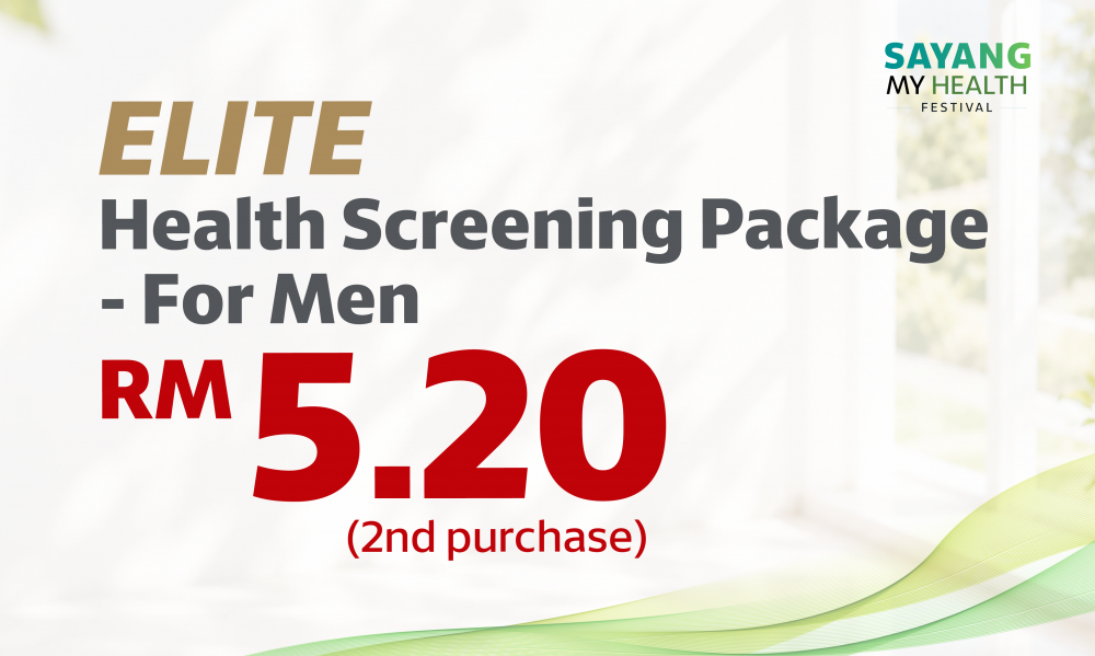 [2nd @ RM5.20] Elite Health Screening - For Men